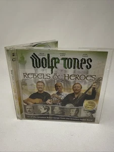 WOLFE TONES / REBELS & HEROES (2-CD SET, 2003) 32 OF THE GREATEST REBEL SONGS - Imagen 1 de 4