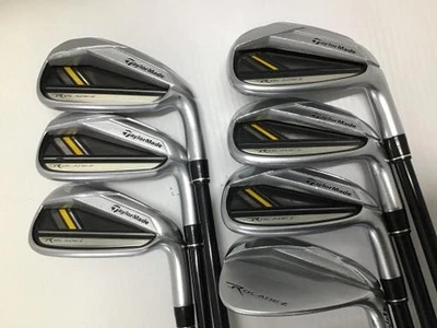 TaylorMade RocketBladez Iron Set 5-9,Pw,Aw 7pc Flex R TM7-113 Graphite - Image 1 of 4