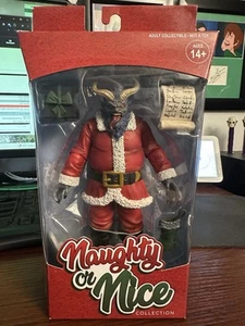 Naughty Or Nice Krampus In Santa Disguise Figure Fresh Monkey Fiction BBTS - Picture 1 of 2