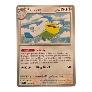 Pelipper 159/193 - Paldea Evolved - Uncommon - Pokemon Card TCG - LP - Picture 1 of 2