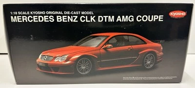 Kyosho 1/18 Diecast Model Car - Mercedes Benz CLK DTM AMG Coupe Red - Image 1 of 4