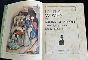 Vintage 1949 LITTLE WOMEN Louisa Alcott ILLUSTRATED Rene Cloke CHILDREN'S BOOK - Picture 1 of 6