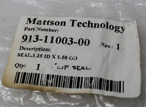 NEU MATTSON TECHNOLOGY O-RING 1,25 ID X 0,1,5 OD VITON 913-11003-00 - Bild 1 von 2