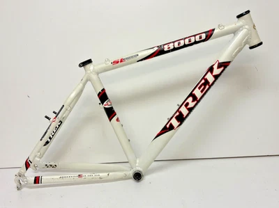 1999 Trek 8000 SL 18" C-T Superlight Aluminum Mountain Bike Frame +BB White - Image 1 of 4
