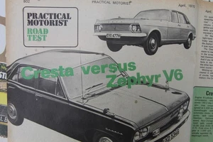 Original PRM 1970 extracted mag road test: VAUXHALL CRESTA PC vs FORD ZEPHYR V6 - Picture 1 of 1