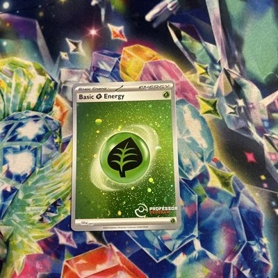 Grass Energy (2023, #001) - Holofoil Professor Program Promos NM Pokemon - Image 1 of 2