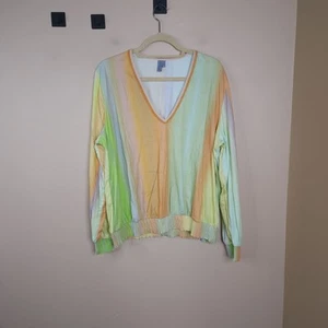 Bl^nk London Anthropologie Tie Dye Cotton Jersey Size L - Picture 1 of 8