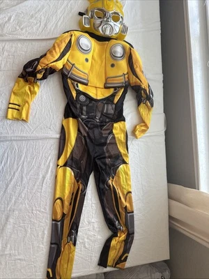 Transformers Bumblebee Kids Muscle Costume 7-8 Halloween Disguise Bee, 141 - Image 1 of 4