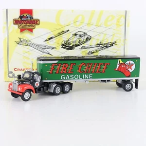 1956 Mack B-61 Tractor Truck & Trailer Texaco 50s Automobilia Matchbox - Picture 1 of 5