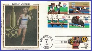 USA5 #1791-94 U/A COLORANO SILK 2 FDC BL4  Summer Olympics - Picture 1 of 1