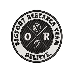 Bigfoot Research Team Oregon Patch 3.5" Embroidered Iron-on Applique Myth Legend - Picture 1 of 3