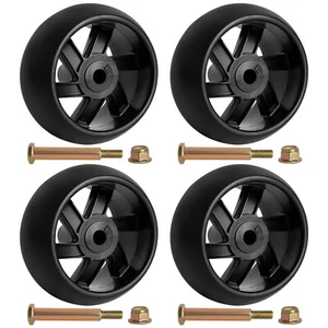 4er-Pack Deckrad & Hardware für Husqvarna Craftsman Poulan 589527301 532133957 - Bild 1 von 6