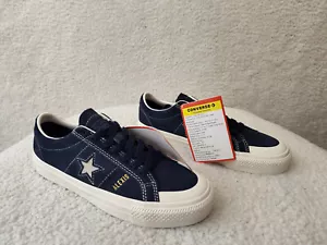 Converse All Star Alexis One Star Pro Men Sneaker 7.5 Blue Suede Lace Up Shoes - Picture 1 of 20