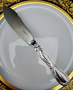 PUIFORCAT "Royal" - 1 Couteau à Fromage - Argent Minerve 925 - Picture 1 of 7