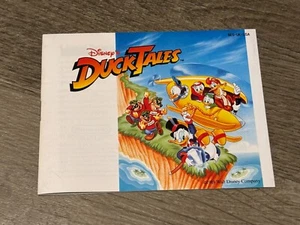 DuckTales Manual de instrucciones solo Nintendo Nes auténtico - Imagen 1 de 3