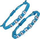 Best Friend Bracelet Matching Couples Gift For 2 Cord Bracelet Distance Friendsh