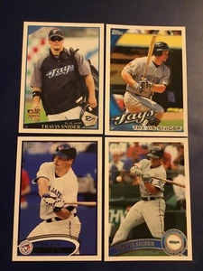 2009 2010 2011 2012 Topps #58 #362 #382 #509 TRAVIS SNIDER Lot 4 Blue Jays w RC - Picture 1 of 1