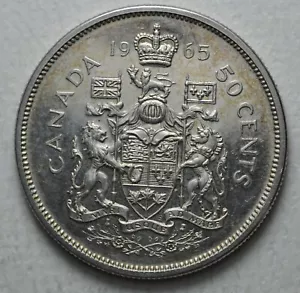 1965 Canada 50 Cents - Picture 1 of 2