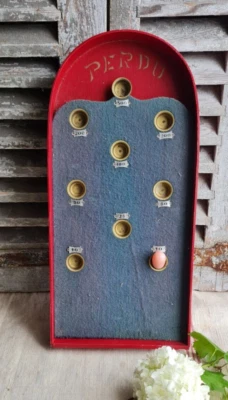 ANCIEN JEU CULBUTO JEU DE COMPTOIR CAFE BISTRO FLIPPER DE TABLE - Photo 1/4