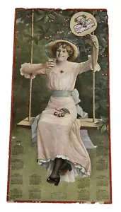 1912 John Fowler's Cherry Smash Soda Cola Advertising Calendar George Washington - Picture 1 of 16