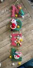 Handmade Noel Sequin Felt Decoration Christmas Bucilla Wall Hanging Complete 32”
