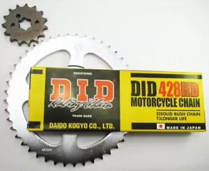 Suzuki JR80 1982-2004 Chain and Sprocket Set (Japanese Made Chain) - Picture 1 of 5