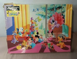 Rompecabezas de piso vintage 1984 Golden Disney Babies, 63 piezas, completo, 17 x 22 - Imagen 1 de 3