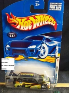 2002 HOT WHEELS #37 -2 FORD FOCUS BLK CHRM 5HOLE π°ππ2001 AM CA - Picture 1 of 2