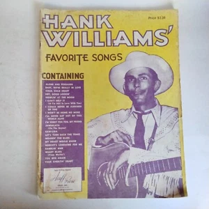 Hank Williams Favorite Songs Containing Alone And Forsaken Baby We're Really In  - Picture 1 of 4