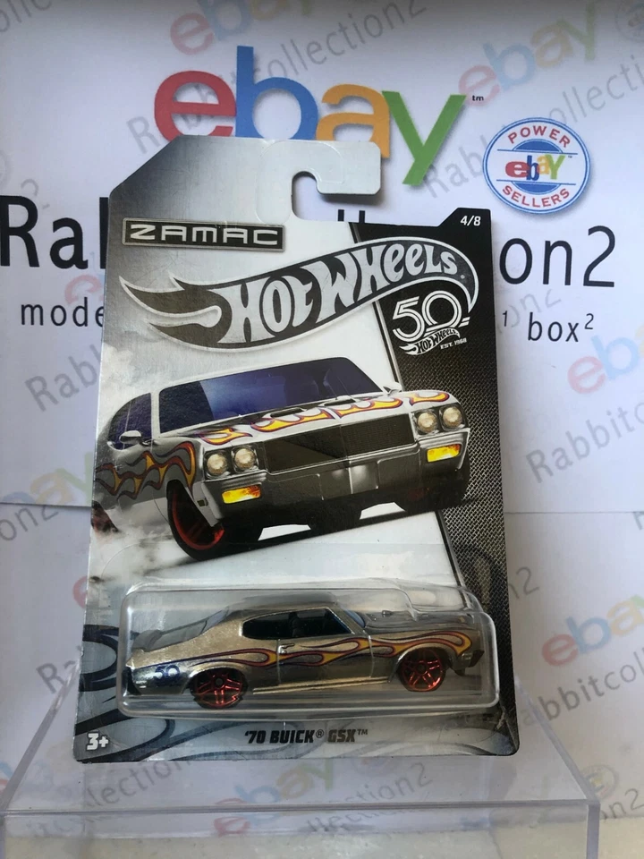 DIE CAST " '70 BUICK GSX 4/8 " HOTWHEELS ZAMAC 50th Anniversary  - Immagine 1 di 1