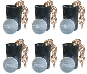 Set of 6 Champ Floor Anchor Pots for Auto Frame Machines and Pulling Posts 1600 - Picture 1 of 3