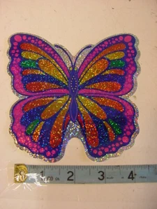PEGATINA DE MARIPOSA BRILLANTE DE COLECCIÓN - Imagen 1 de 1