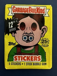 1988 TOPPS GARBAGE PAIL KIDS 12th Series EMPTY WRAPPER GPK OS12 QTY Available - Picture 1 of 1