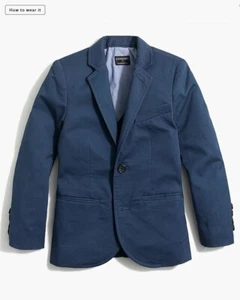 J. Crew Factory Crewcuts Boys' Thompson Suit Jacket in Flex Chino Size 10 NWT! - Picture 1 of 4