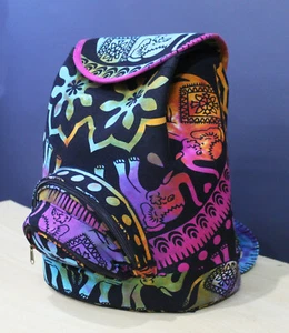 Backpack Cotton Multi Mandala Unisex Fashion Bag Sports Beach Yoga Bags - Picture 1 of 6