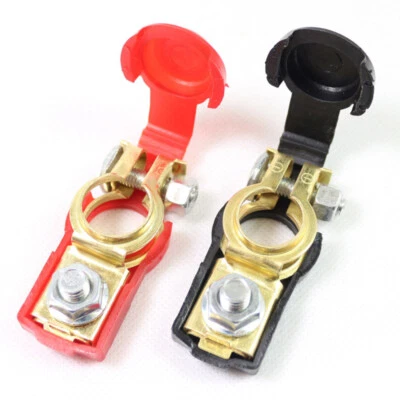 2PC Battery Terminals Connectors Clamps Quick Release - Image 1 of 4