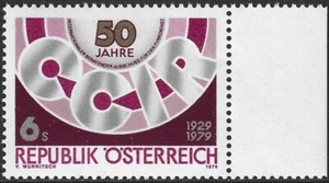 1979 Austria Sg 1828 50th Anniv International Radio Consultative Committee MNH - Picture 1 of 2