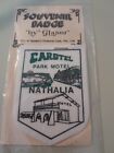 Vintage Souvenir Patch By Glasser.  NATHALIA VIC - CARDTEL PARK MOTEL