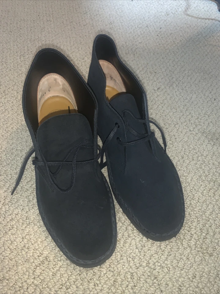 Clarks Women's Desert Boot 2 Lace-Up Desert Chukka Boot Black- Size 7 - Image 1 of 3