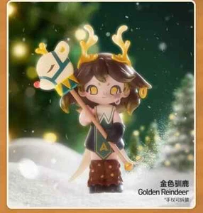 Authentic AZURA Warm Winter Christmas Series Golded Reindeer Mini Figure toy - Picture 1 of 1
