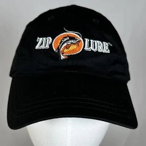 Fishing Hat “Catch A Slob” Baseball Cap Bass Fish Adjustable By Zip Lure Black - Picture 1 of 6