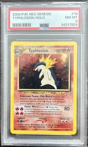 2000 Pokemon Neo Genesis Typhlosion #18 Holo PSA 8 NM-MT - Picture 1 of 2