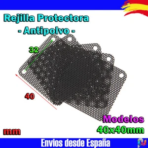5x Filtro Antipolvo tipo malla en PVC para ventiladores de 40x40mm - Afbeelding 1 van 1