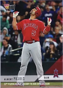 ALBERT PUJOLS 2018 TOPPS NOW JOINS 3000 HIT CLUB CARDINALS ANGELS - Bild 1 von 1