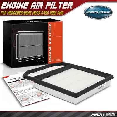 2x Filtro de aire del motor para Mercedes-Benz W205 C218 R231 C450 AMG SL400 CLS400 3,0 L Foto 1 de 4