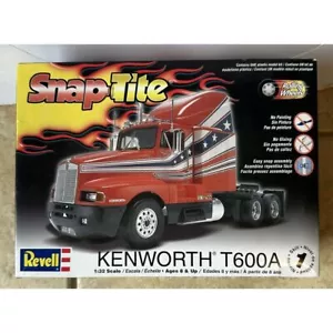 Revell Snap Tite Kenworth T600A Model Kit #85-1958 Open Box 2008 - Picture 1 of 8