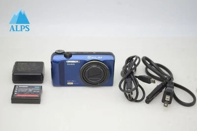 CASIO HIGH SPEED EXILIM EX-ZR200 16.1MP Compact Digital Camera Blue #251119e - Image 1 of 4