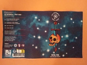 Etiqu. Can'Alu : FATAL FOG - Les INTENABLE Craft Beer / FRANCE - Picture 1 of 1