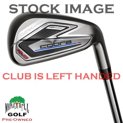 Left Handed Cobra Golf Darkspeed OL 6 Iron KBS Tour Lite Steel Stiff - MINT - Image 1 of 4