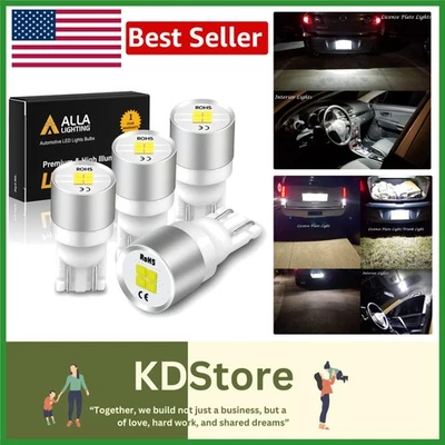 6000K White LED Bulb Set for Automotive Interior & Exterior - Image 1 of 4